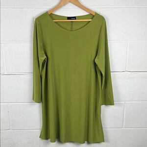 Sun Kim women’s scoop neck jersey knit tunic top